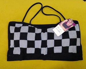 270 -- checkers board sports bra