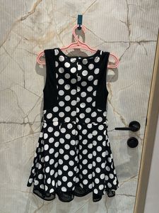 Polka Dot Skater Dress