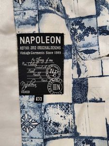 Unique Print Long-Sleeve Men's Shirt