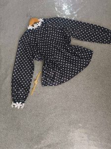 Polka Dot Korean Tops