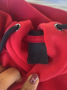 Very Smart Red Color Hoddie With Pocket Both Side