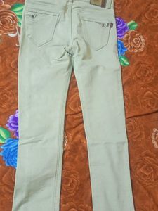 Stylish Beige Denim Jeans