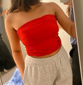 Red Tube Top (H&amp;M)