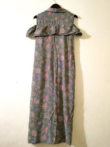 Off Shoulder Long Kurta (Women's)