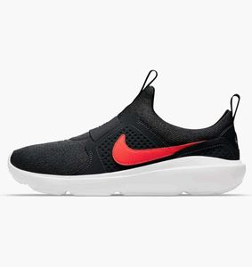 Nike Black Red Slip-On Sneakers