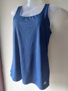 Adidas Blue Athletic Tank Top