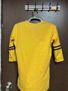 Yellow "Surf" Graphic T-Shirt