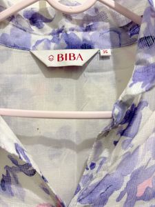 Purple Floral Dress From Biba