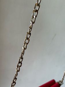 Red Chain Crossbody Bag