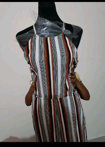 Woman unique Striped jumpsuit