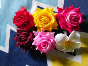 Artificial Rose For Hair