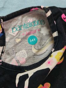 Cute Unicorn Print Girls Dress