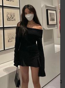 Chic Black Off-Shoulder Sweater
