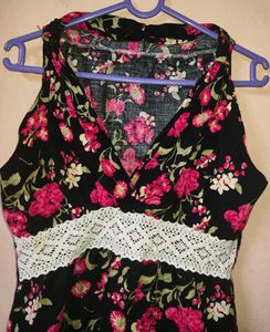 Chic Floral Print Summer top
