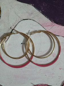 Chunky Hoop Earrings Set