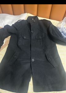 CK Original Stylish Black Men's Overcoat