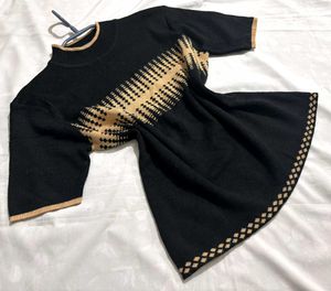 🎉Buy1 Get1 Free🎉Black Knitted Sweater S