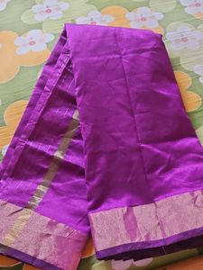 Purple Art Silk Saree