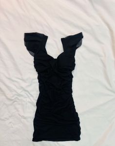 Chic Black Bodycon Mini Dress