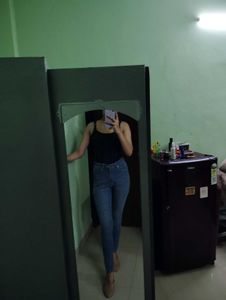 High-Waisted Blue Denim Jeans