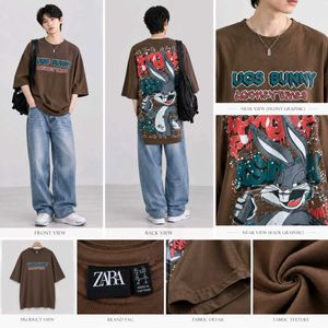 Zara Looney Tunes Bugs Bunny Graphic Tee