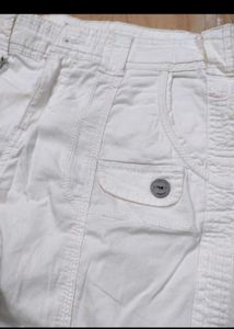 Casual White Shorts