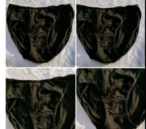 Black Cotton Briefs