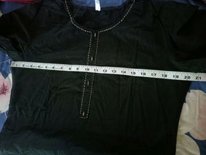 Kurta Dupatta Black