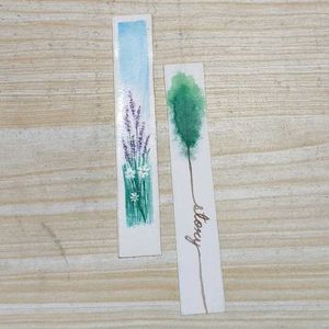 Handmade Watercolor Bookmarks