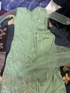 Beautiful Mint Green Kurta Set