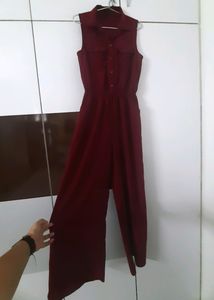 Maroon Jumpsuit M