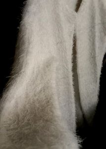 EMERALD WHITE LONG SHRUG