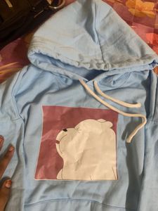 Oversized pastel blue hoddie🌀