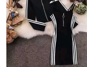 Black Dress with Jacket