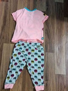 Cute Pink Batman T-Shirt for Toddlers