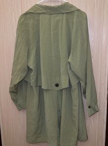 EYEFUL Lightweight Green Trench Coat