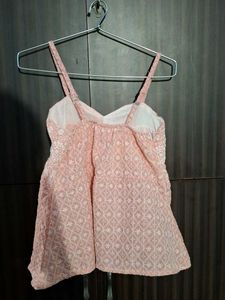 Elegant Embroidered Pink Blouse