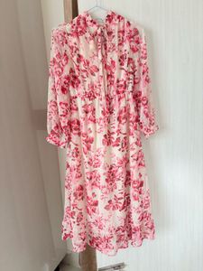 Chic Floral Print long Dress