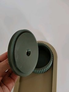 Modern Oval Tray with Lid Container