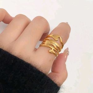Unique Anti Tarnish Statement Ring