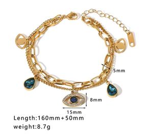 Elegant Gold Charm Bracelet