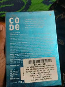 Wild Stone Code Acqua Eau De Parfum