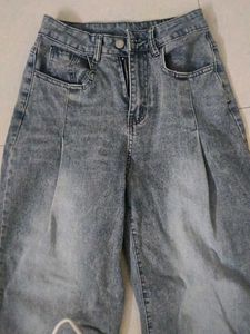Wide Leg Denim Jeans