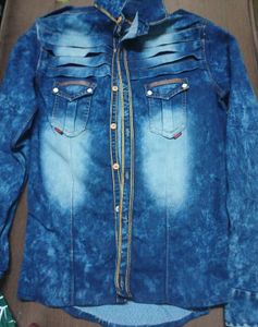 New Unique Denim Shirt