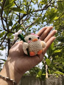 Cute Crochet Duck Keychain ❣️☺️