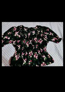 Floral Peplum Top
