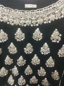 Black Worked Kurti