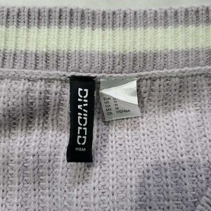 🌸 H&amp;M Lavender Preppy Knit Sweater Vest