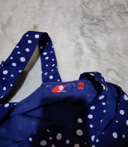 Blue Polka Dot Dress