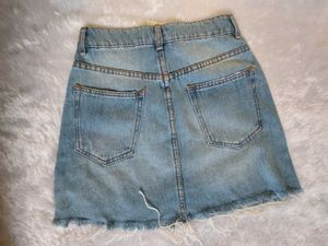 Denim Mini Skirt